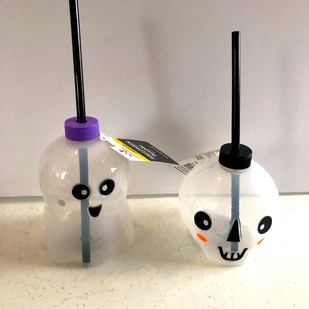 Halloween Drink Cups, Halloween Soda Can Holders, Kitchen Towels with Bunnies.